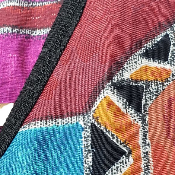 Boho, colorful, chic top size small - Picture 4 of 9
